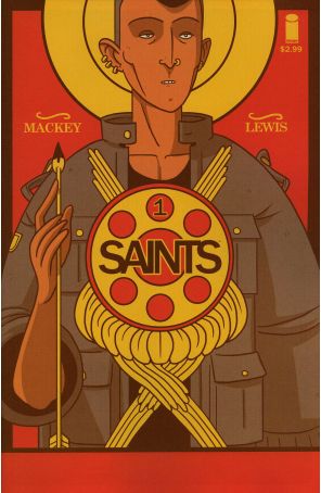 Saints (Image) 1 published by Image with cover art by Ben Mackey