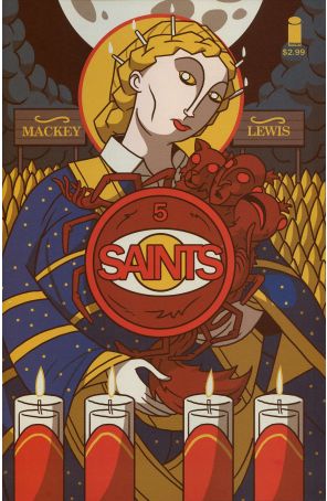 Saints (Image) 5 published by Image with cover art by Ben Mackey