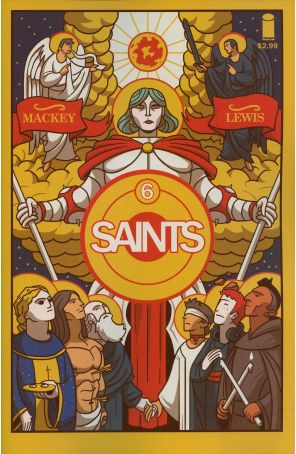 Saints (Image) 6 published by Image with cover art by Ben MacKey