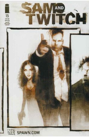 Sam and Twitch 15 published by Image with cover art by Ashley Wood