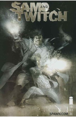Sam and Twitch 19 published by Image with cover art by Greg Capullo, Ashley Wood