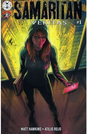Samaritan Veritas 1 published by Image with cover art by Atilio Rojo