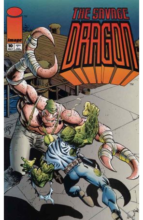 The Savage Dragon 10 published by Image with cover art by Erik Larsen