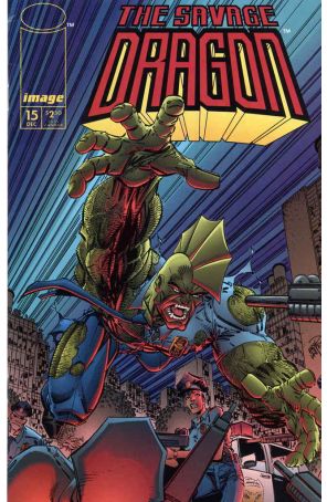 The Savage Dragon 15 published by Image with cover art by Erik Larsen