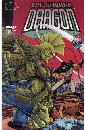 The Savage Dragon 16 published by Image with cover art by Erik Larsen