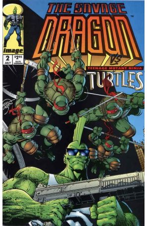 The Savage Dragon 2 published by Image with cover art by Erik Larsen and Tom Coker