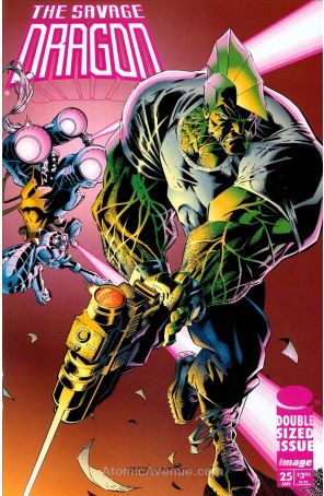 The Savage Dragon 25 published by Image with cover art by Jeff Matsuda