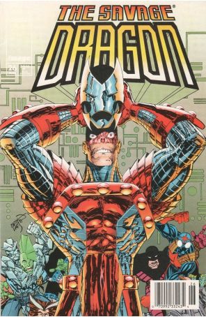 The Savage Dragon 26 (Newsstand) published by Image with cover art by Erik Larsen