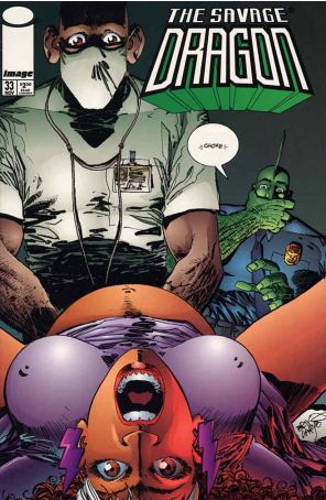 The Savage Dragon 33 published by Image with cover art by Erik Larsen