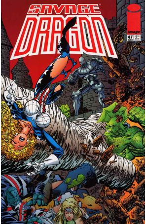 The Savage Dragon 47 published by Image with cover art by Erik Larsen