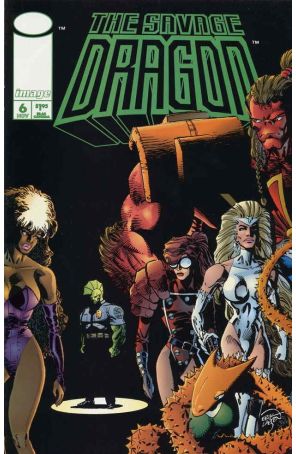 The Savage Dragon 6 published by Image with cover art by Erik Larsen