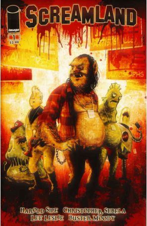 Screamland (2nd Series) 1 published by Image with cover art by Hector Casanova