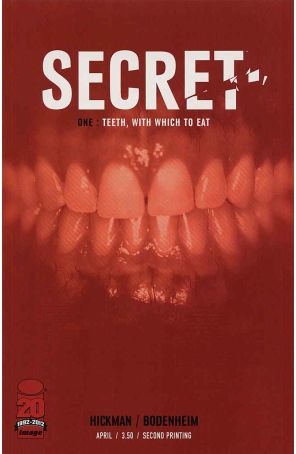 Secret (Image) 1 (2nd) published by Image with cover art by Ryan Bodenheim