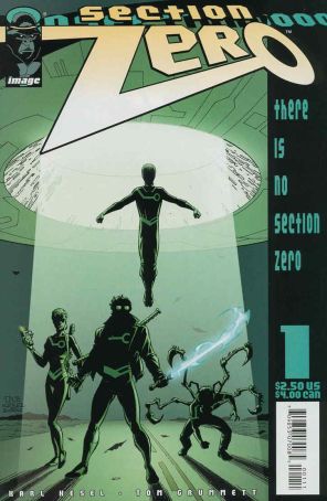 Section Zero 1 published by Image with cover art by Tom Grummett