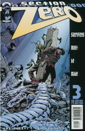 Section Zero 3 published by Image with cover art by Tom Grummett
