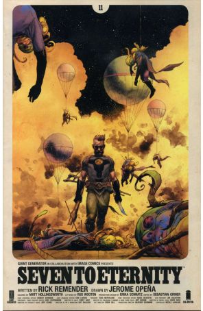 Seven to Eternity 11A published by Image with cover art by Jerome Opena