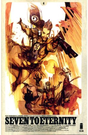 Seven to Eternity 4B published by Image with cover art by Greg Tocchini