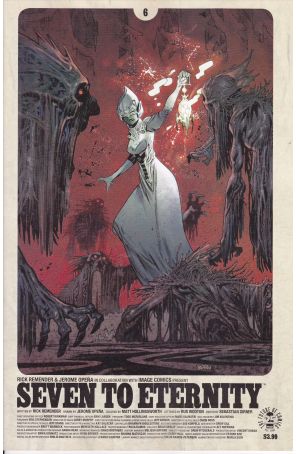 Seven to Eternity 6B published by Image with cover art by James Harren