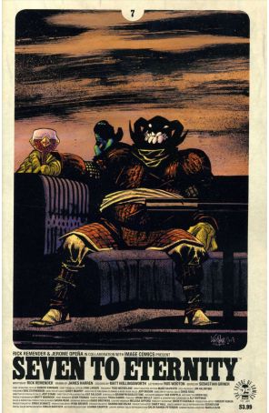 Seven to Eternity 7A published by Image with cover art by James Harren