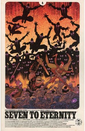 Seven to Eternity 8B published by Image with cover art by James Harren