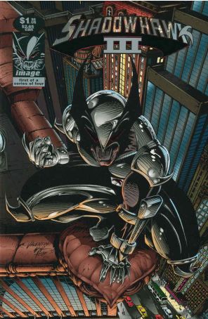 ShadowHawk (3rd Series) 1 published by Image with cover art by Jim Valentino