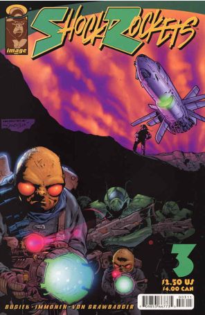 Shockrockets 3 published by Image with cover art by Stuart Immoenen