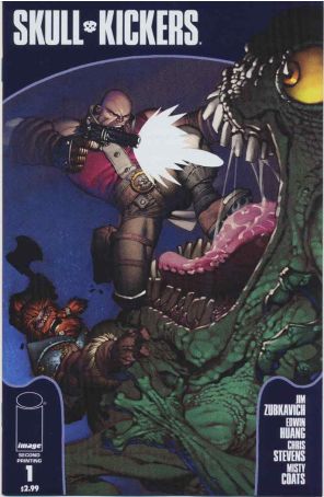Skullkickers 1 (2nd) published by Image with cover art by Chris Stevens