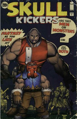 Skullkickers 1A published by Image with cover art by Chris Stevens