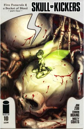 Skullkickers 10 published by Image with cover art by Saejin Oh