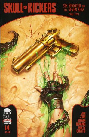Skullkickers 14 published by Image with cover art by Saejin Oh