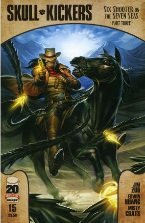 Skullkickers 15 published by Image with cover art by Saejin Oh