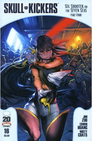 Skullkickers 16 published by Image with cover art by Saejin Oh