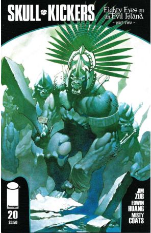 Skullkickers 20 published by Image with cover art by Chris Stevens