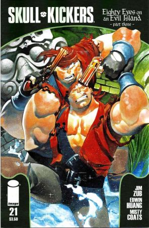 Skullkickers 21 published by Image with cover art by Chris Stevens