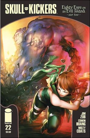 Skullkickers 22 published by Image with cover art by Saejin Oh