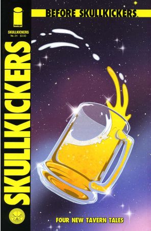 Skullkickers 24 published by Image with cover art by Edwin Huang