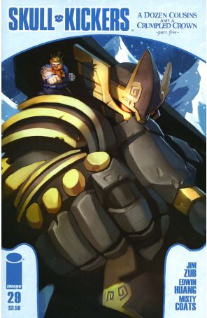 Skullkickers 29 published by Image with cover art by James Ghio