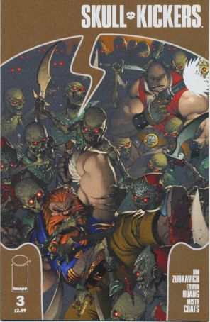 Skullkickers 3 published by Image with cover art by Chris Stevens