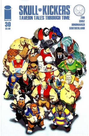 Skullkickers 30 published by Image with cover art by Jeffrey Chamba Cruz