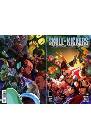 Skullkickers 32 published by Image with cover art by James Gho