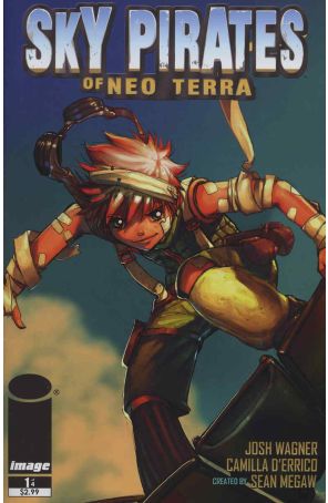 Sky Pirates of Neo Terra 1 published by Image with cover art by Camilla D’errico