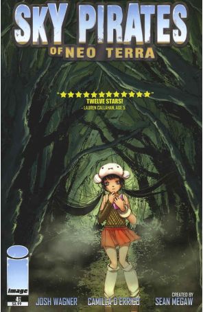 Sky Pirates of Neo Terra 4 published by Image with cover art by Camilla D’errico