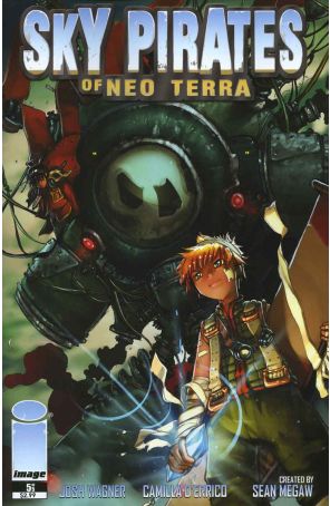 Sky Pirates of Neo Terra 5 published by Image with cover art by Camilla D’errico