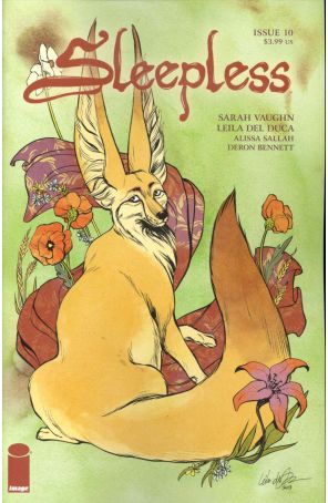 Sleepless 10 published by Image with cover art by Duca Leila Del