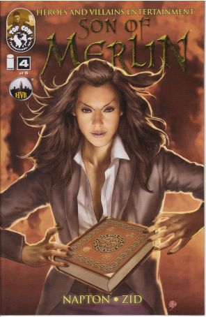 Son of Merlin 4 published by Image with cover art by Zid