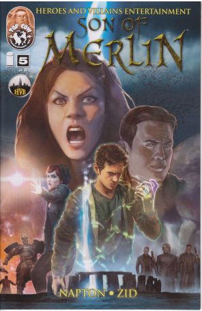 Son of Merlin 5 published by Image with cover art by Zid