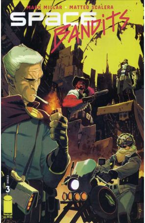 Space Bandits 3A published by Image with cover art by Matteo Scalera