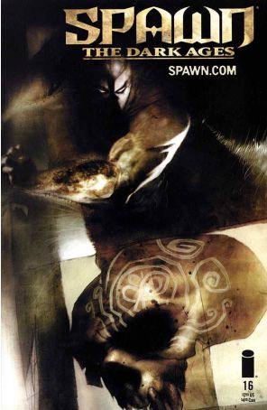 Spawn: The Dark Ages 16 published by Image with cover art by Ashley Wood
