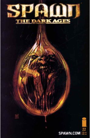 Spawn: The Dark Ages 22 published by Image with cover art by Ashley Wood