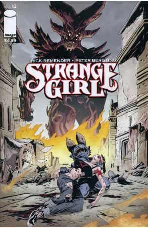 Strange Girl 18 published by Image with cover art by Peter Bergting